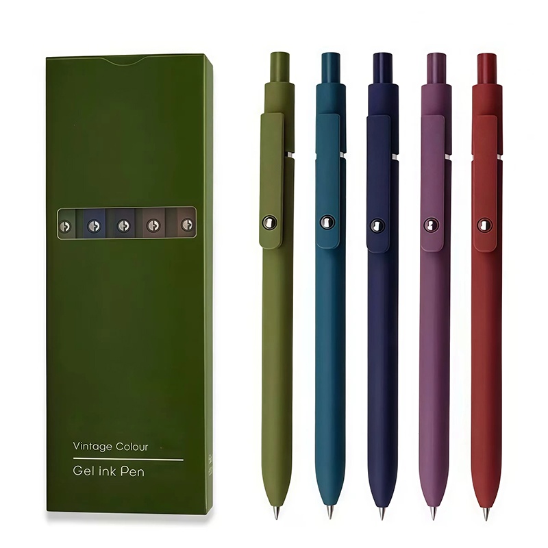 Coloured Gel Set - Zestaw 5 długopisów żelowych w kolorach
