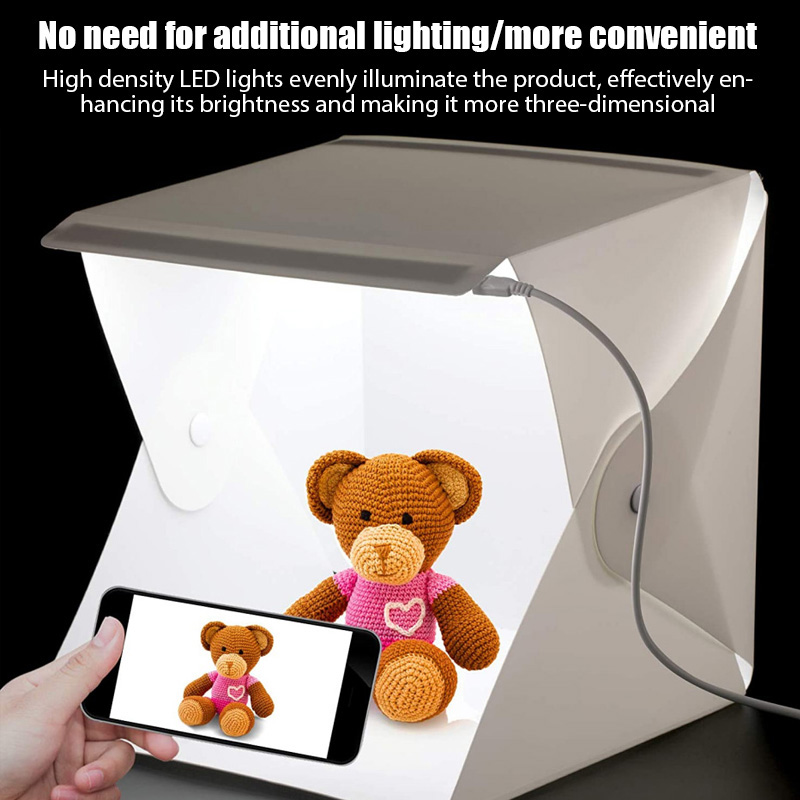 Photography Lighting Case - Lightbox Mini Studio Fotograficzne 23*22*24cm, Skrzynka