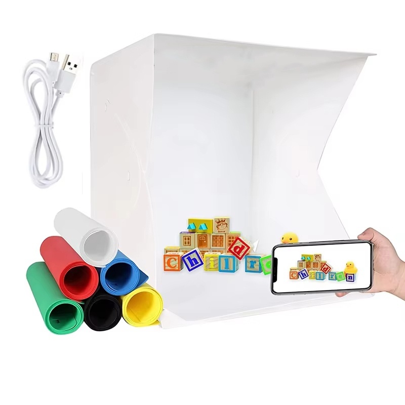 Photography Lighting Case - Składany Lightbox Przenośny Zestaw Oświetlenia LED