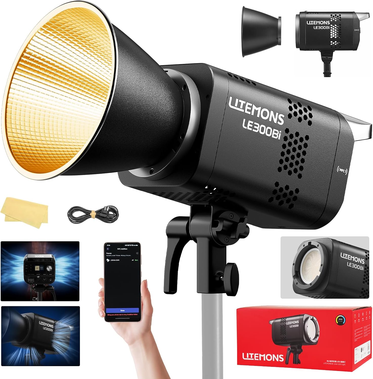 Photography Lighting Rgb - Zestaw oświetlenia wideo LED RGB, 3