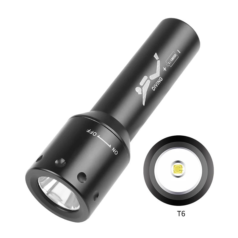 Photography Of Lighting - Nowa latarka nurkowa LED T6, dalekiego