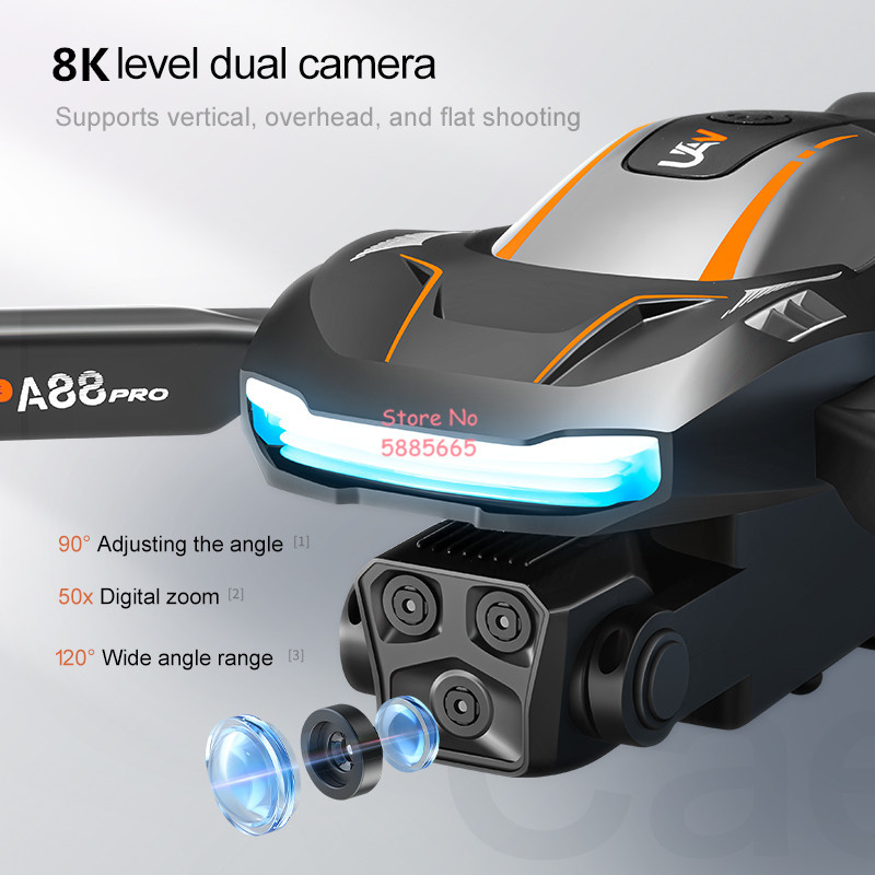 Dron RC 8K z pozycjonowaniem p – Photography Lighting Case recenzja i cena