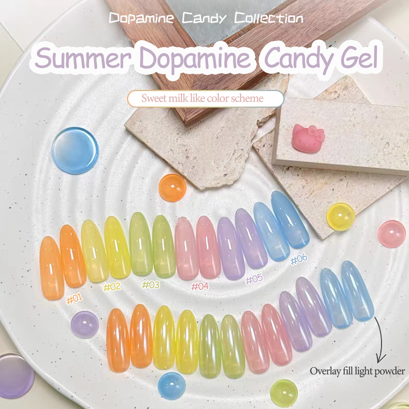 1 szt. WS Ice Transparent Dopa – Coloured Gel Set recenzja i cena
