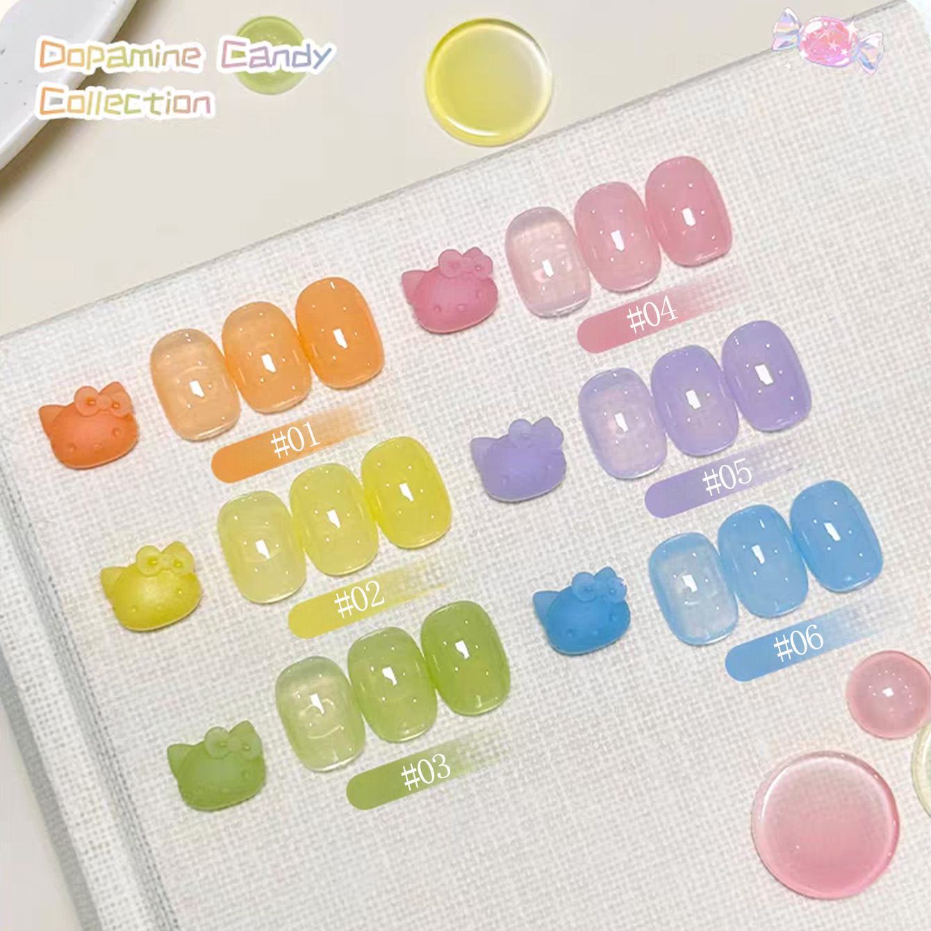 1 szt. WS Ice Transparent Dopa – Coloured Gel Set recenzja i cena