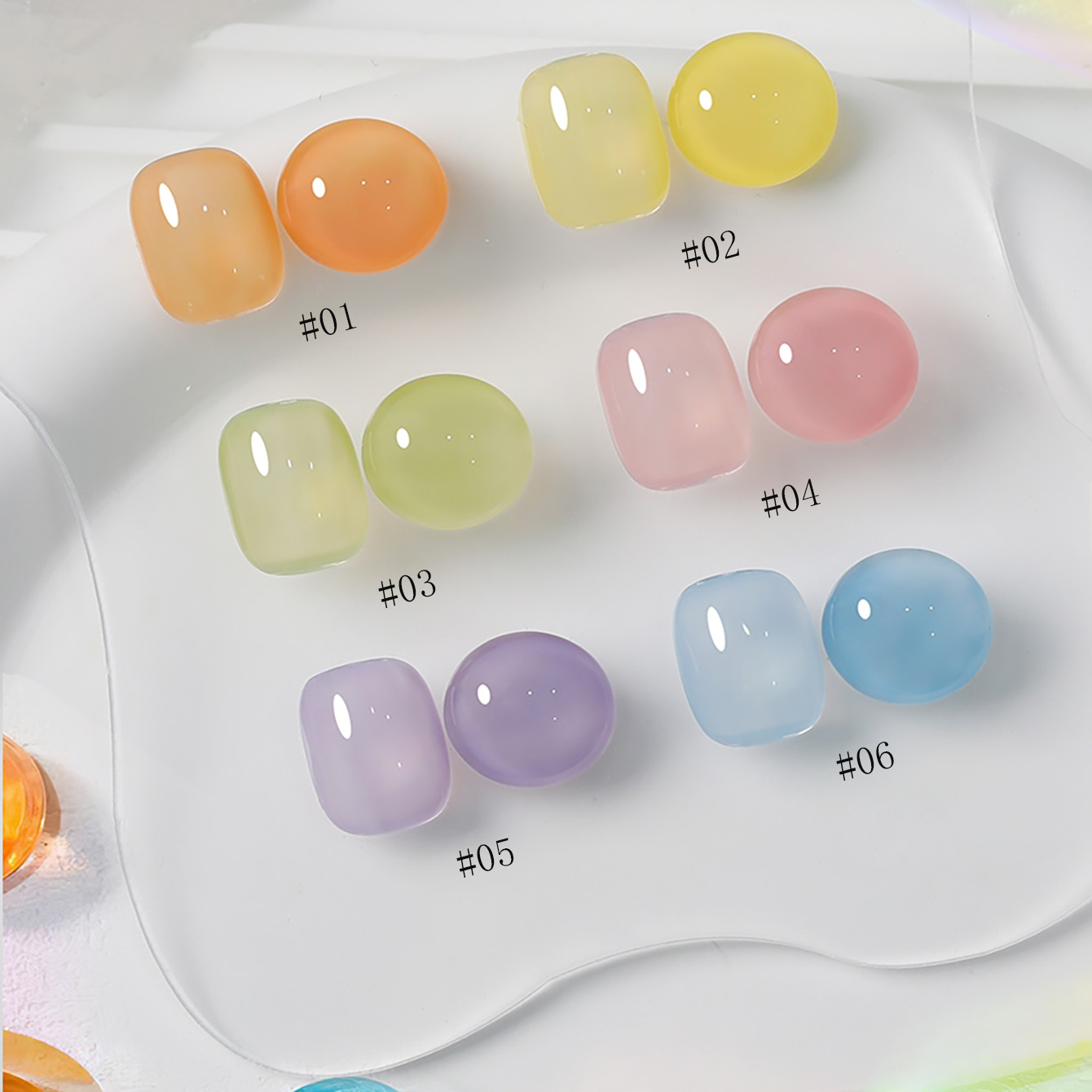 1 szt. WS Ice Transparent Dopa – Coloured Gel Set recenzja i cena