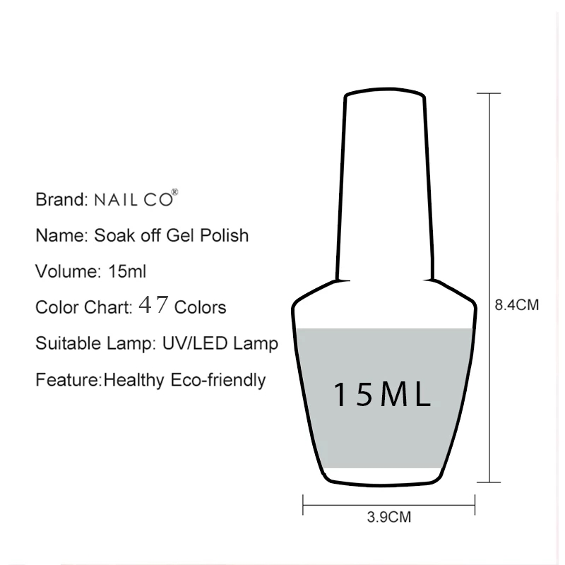 NAILCO 15ml Camel Coffee Gel N – Coloured Gel Set recenzja i cena