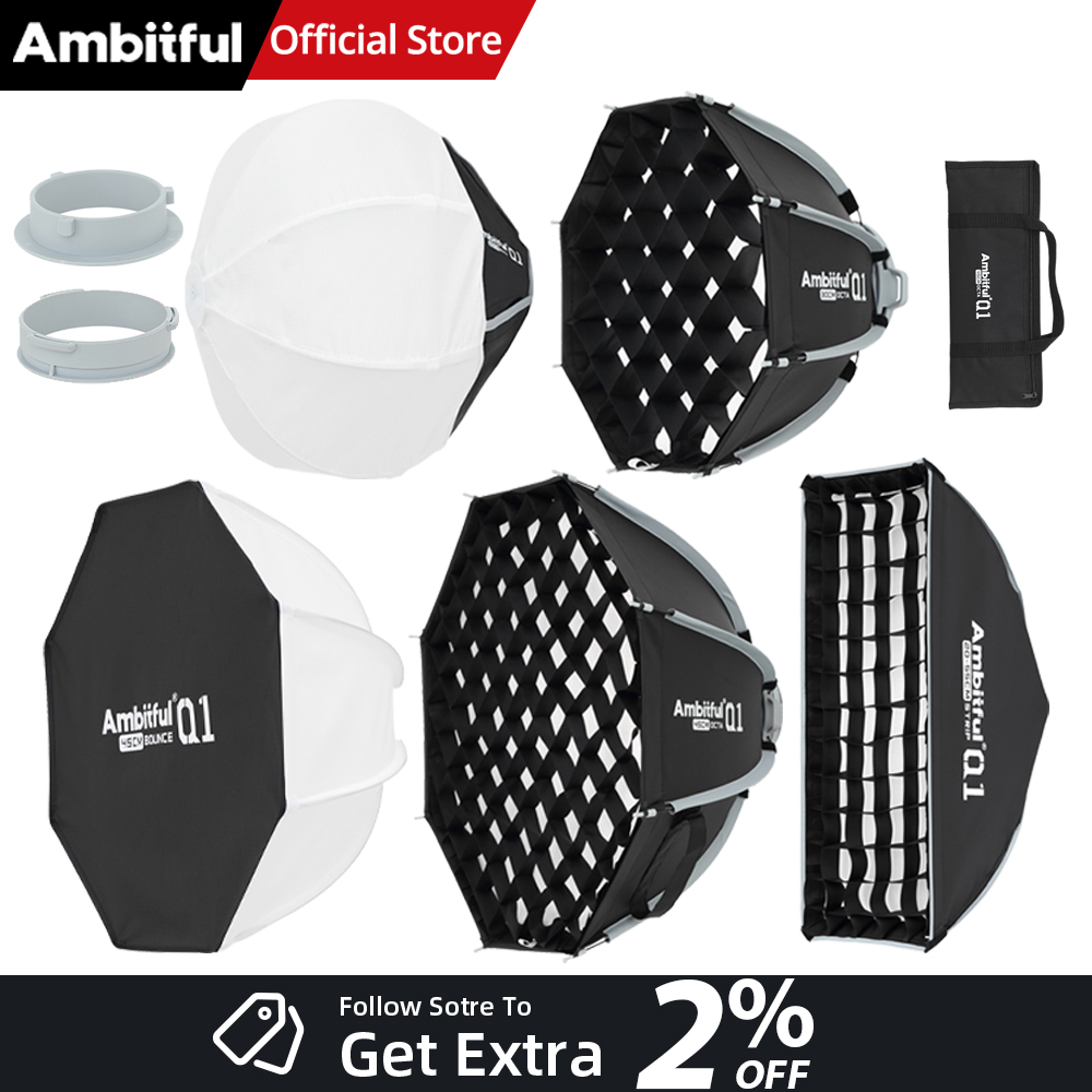 AMBITFUL Q1 Mini Bowens MiniGO – Photography Lighting Diffuser recenzja i cena