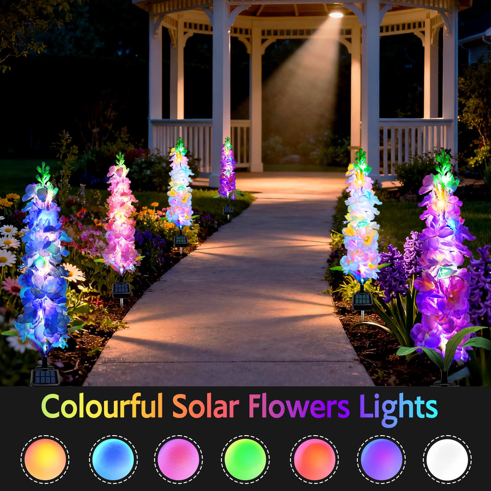 Solarne lampki ogrodowe, solar – Flower Photography Led Lighting Pack recenzja i cena