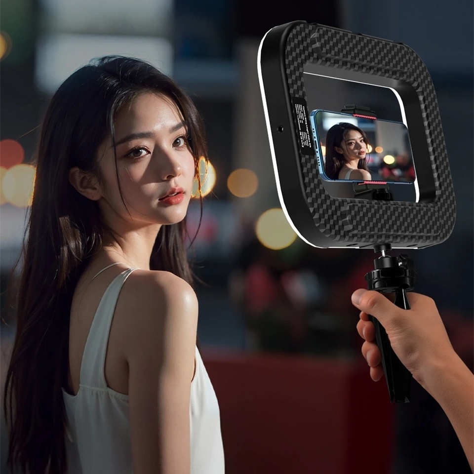 Lampa LED do selfie, oświetlen – Photography Mobile Lighting recenzja i cena