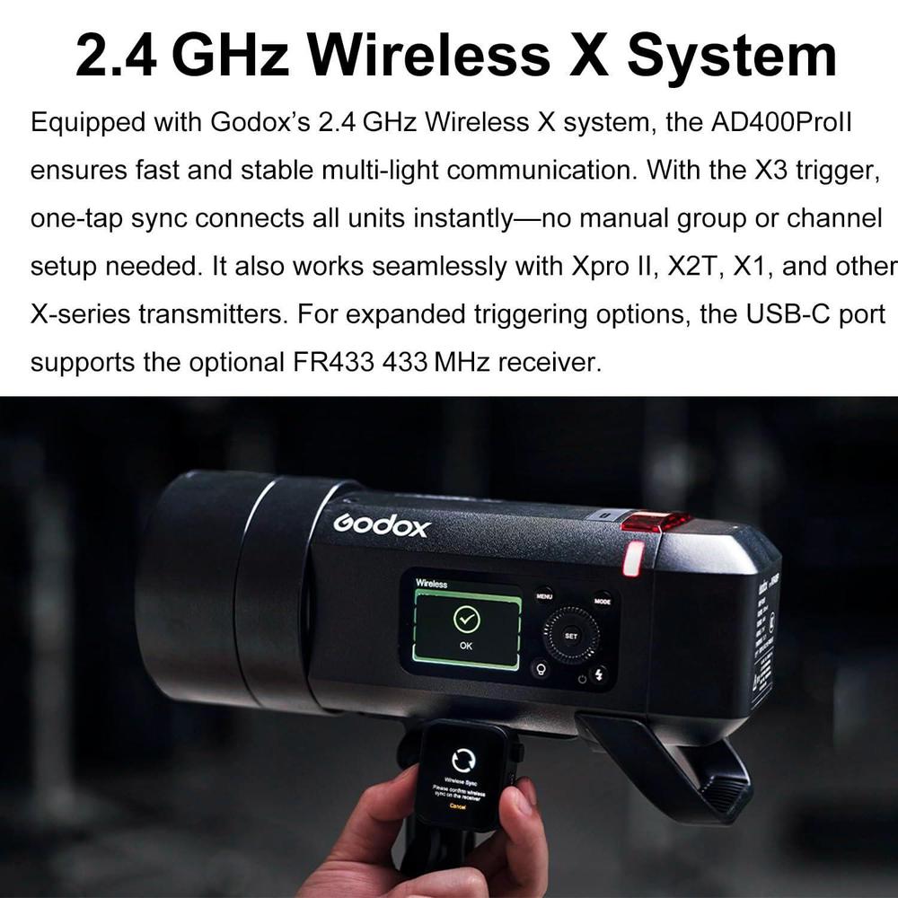 Godox AD400 Pro II AD400Pro II – Portable Strobe Monolight recenzja i cena