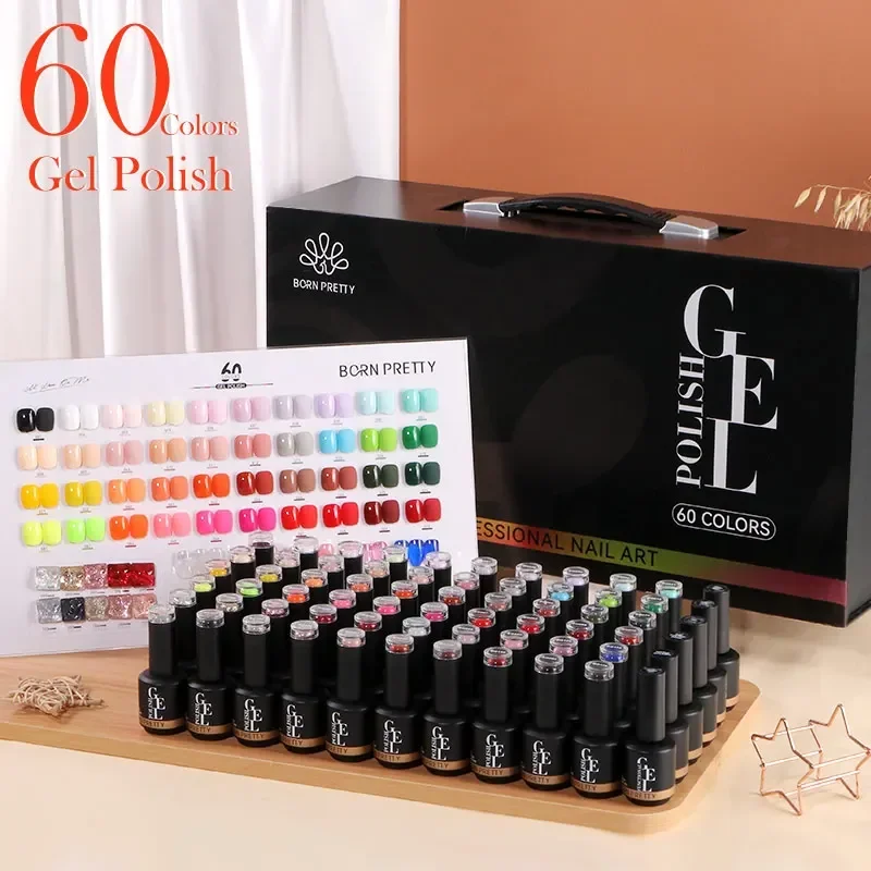 BORN PRETTY 60 Kolorów Profesj – Coloured Gel Set recenzja i cena