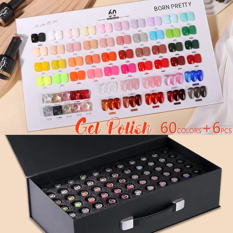 BORN PRETTY 60 Kolorów Profesj – Coloured Gel Set recenzja i cena