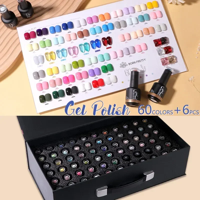BORN PRETTY 60 Kolorów Profesj – Coloured Gel Set recenzja i cena