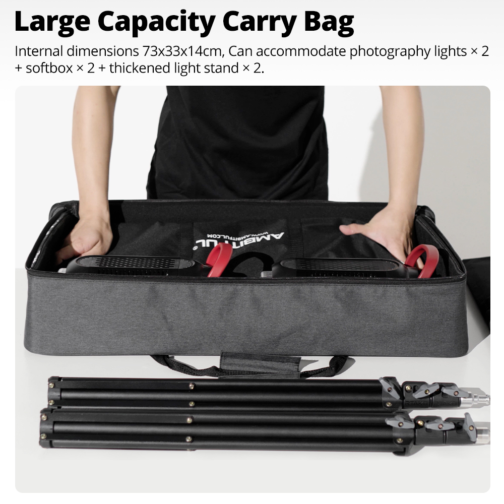 AMBITFUL nowa torba transporto – Photography Lighting Case recenzja i cena