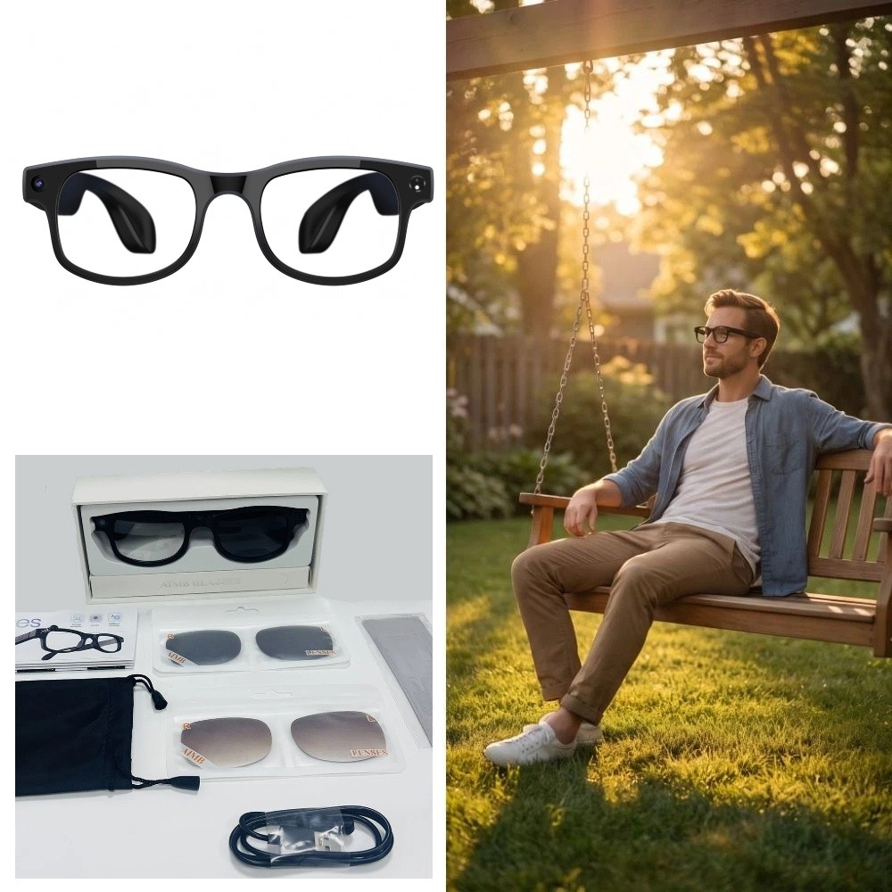 Inteligentne okulary AI 2 w 1  – Photography Of Lighting recenzja i cena