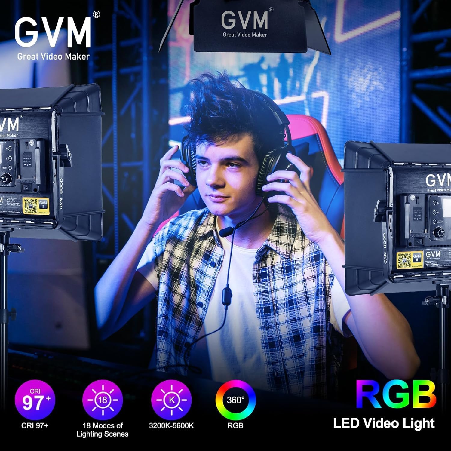 Zestaw oświetlenia wideo LED R – Photography Lighting Rgb recenzja i cena