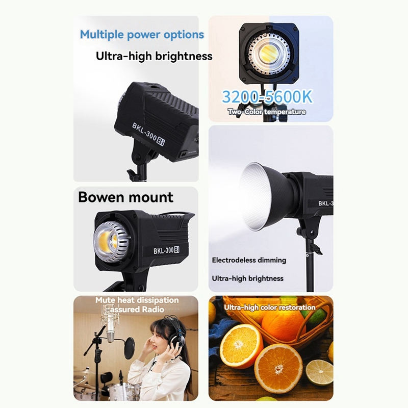 Lampa wideo Bi LED 300W, ciągł – Photography Of Lighting recenzja i cena