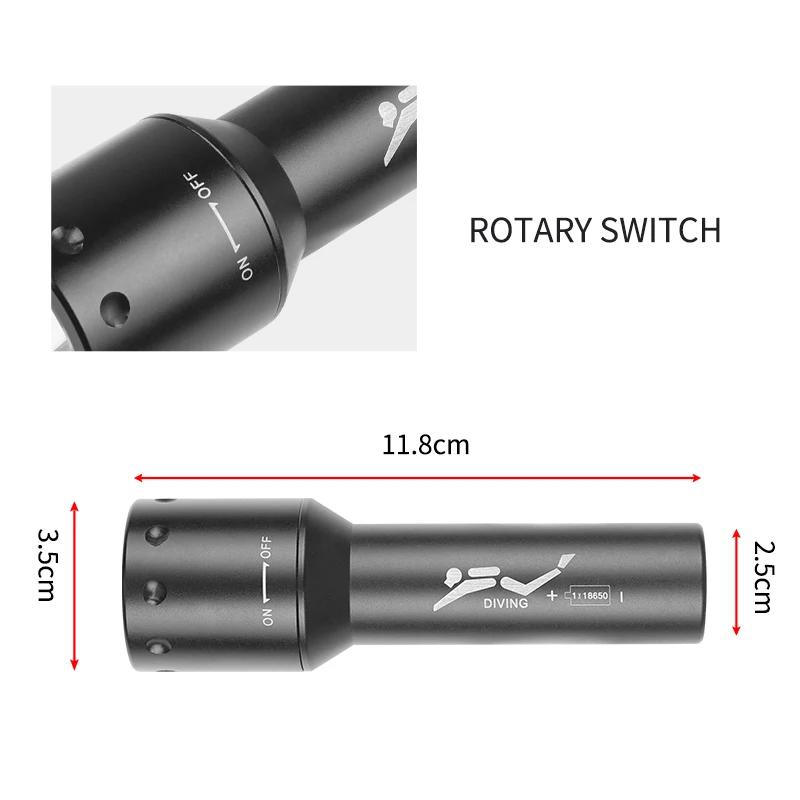 Nowa latarka nurkowa LED T6, d – Photography Of Lighting recenzja i cena