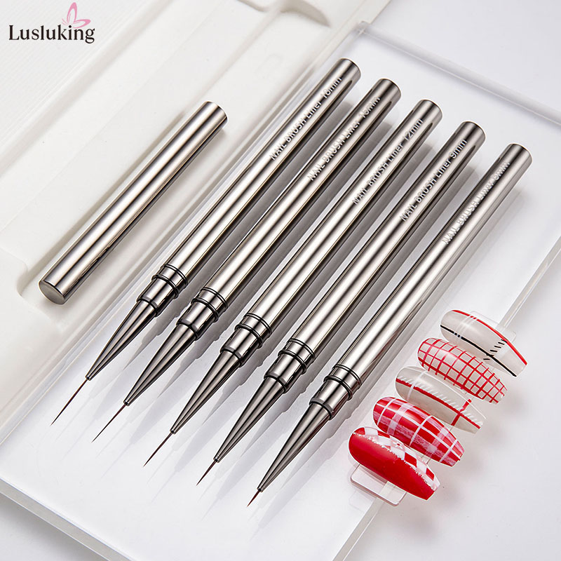 5 SZTUK Pędzle do zdobienia pa – Coloured Gel Set recenzja i cena